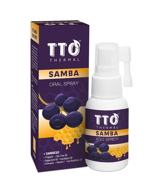 Tto Samba Sambucol Propolis Çay Ağacı Yağı Ağız Spreyi 30 ML