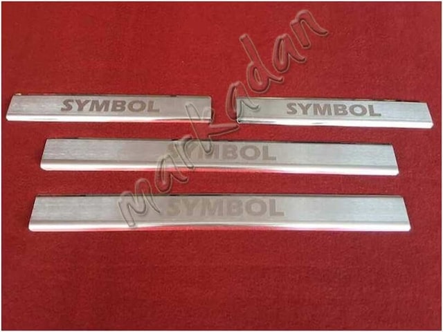 Db Chrome Renault Symbol Kapı Eşiği 2009-2012 4 Parça Paslanmaz Ç