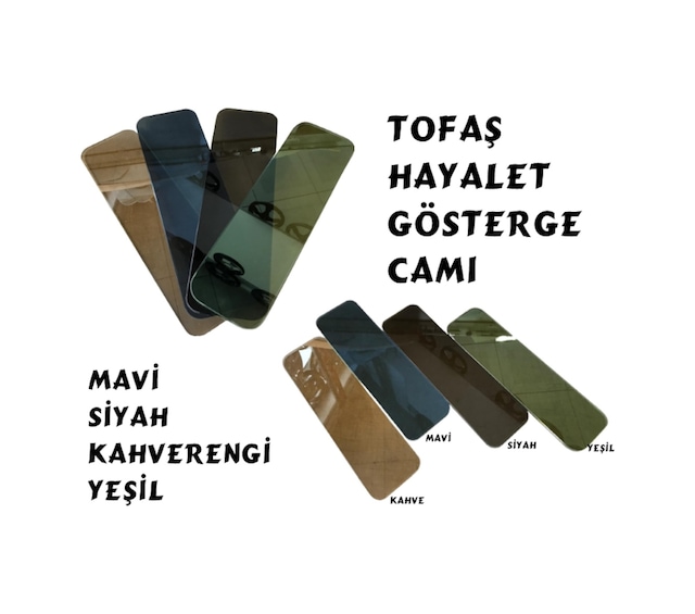 Tofaş Uyumlu Hayalet Gösterge Camı (465654350)