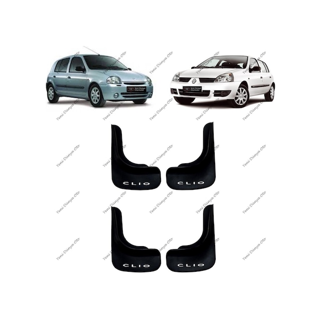 Renault Clio 2 1998-2005 4lü Paçalık, Çamurluk, Tozluk REN1UX001