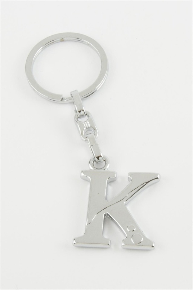 Harfli - 141 - - Spt-gld - Metal Anahtarlık Çok Renkli