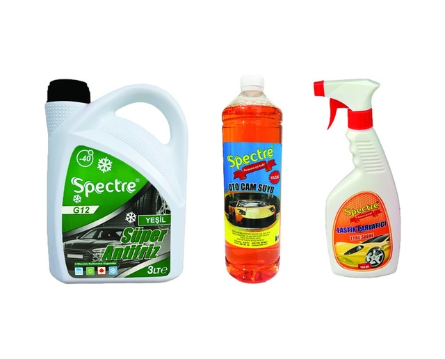 Spectre -40 Antifriz Cam Suyu Lastik Parlatıcı Paketi