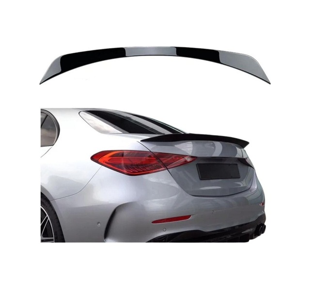 Mercedes C Serisi W206 C63 Bagaj Üstü Piano Black Spoiler 2022+ Uyumlu