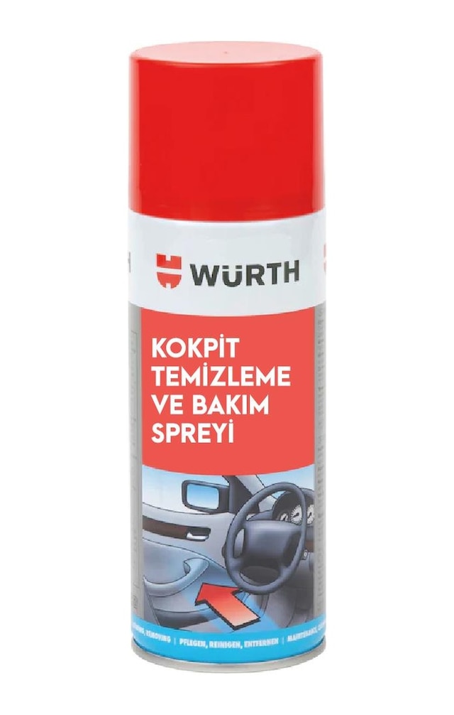 Würth Araç Kokpit Temizleme ve Bakım Spreyi 400 Ml