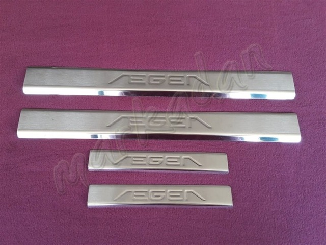 Woc Chrome Fiat Egea Krom Kapı Eşiği 2015 Sonrası 4 Parça Paslanm N11.49