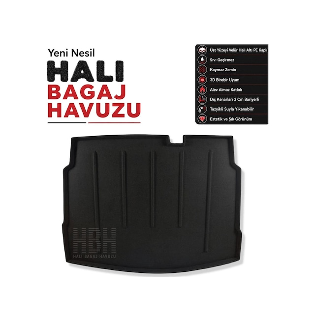 Nissan Qashqai J10 Halı Bagaj Havuzu 2007-2013 Arası
