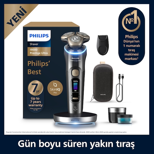 Philips XP9402/31 I9000 Prestige Ultra Skinıq Pro İle Islak&Kuru Elektrikli Tıraş Makinesi