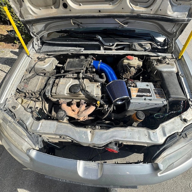 Peugeot 106 Quicksiler Krom Borulu Spor Açık Hava Filtre Seti -boru Çapı 7,6cm-uzunluk 23cm