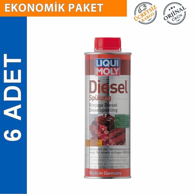 Liqui Moly Dizel Enjektör ve Yanma Odası Temizleyici 500 ML 6 Ad