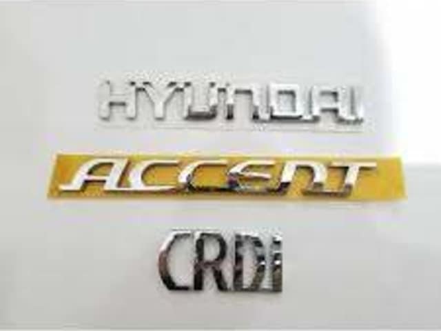 Accent Era Hyundaı Accent Ve Crdi Bagaj Yazısı Arma 3 Adet