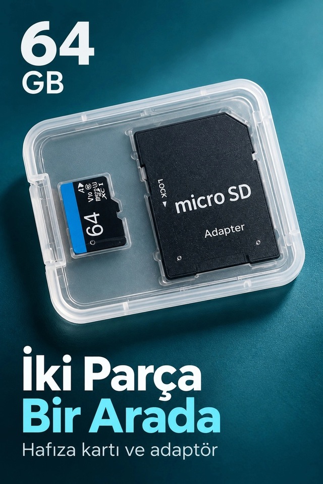 Micro Sd Kart Ve Sd Adaptör Seti