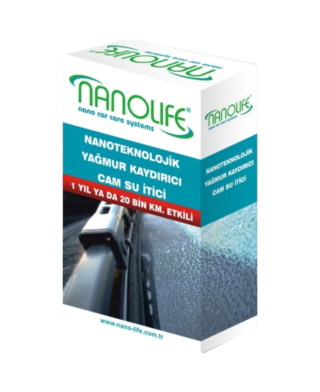 Nanolife Yağmur Kaydırıcı 1 Yıl ya da 20000 KM Etkili Cam Su İtici