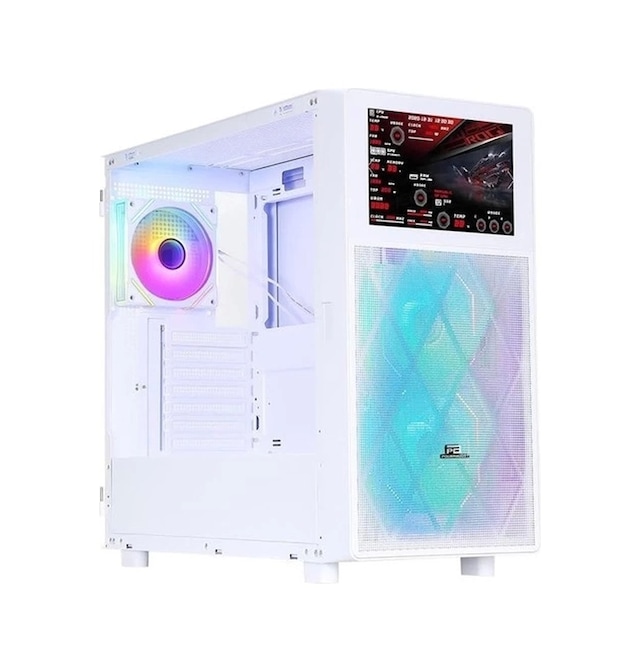 PowerBoost PB-P4367BW 3 MID-TOWER RGB White Display