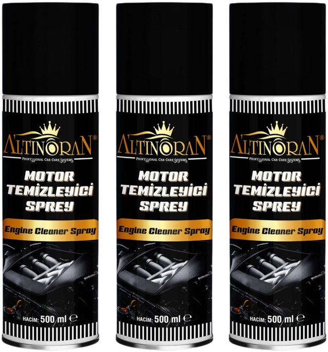 Altın oran Susuz Motor Temizleme Spreyi 500 ML (3 Adet)