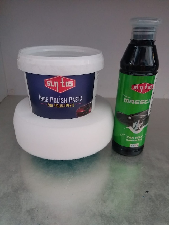 Sintaş İnce Pasta 450 Gr Sintaş Polish Cila 250 Ml Sünger