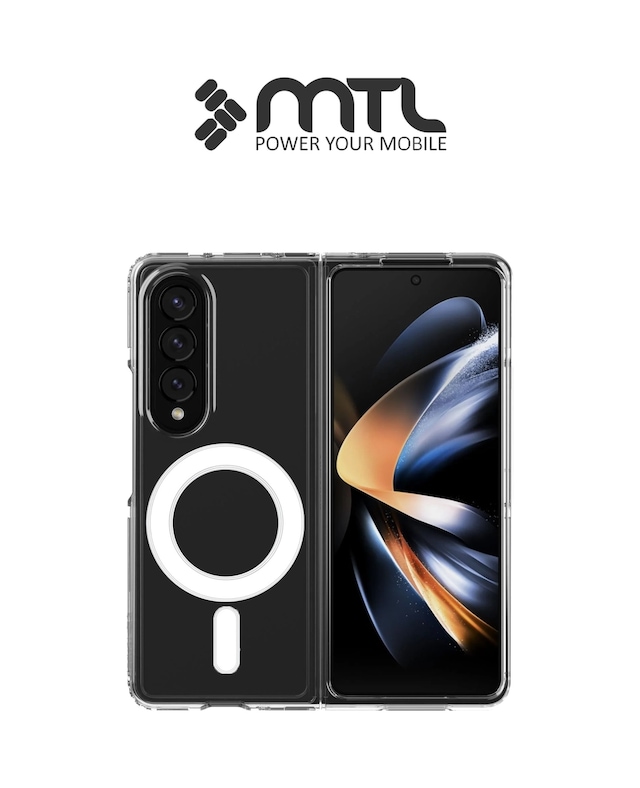 Samsung Z Fold 4 Şeffaf Magsafe Kılıf Mtl Safe