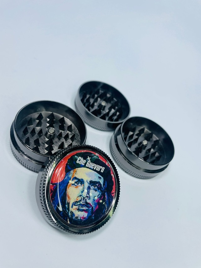 Che Guevara Metal 2 Parça Sivri Diş Tütün Öğütücü Grinder 50 MM