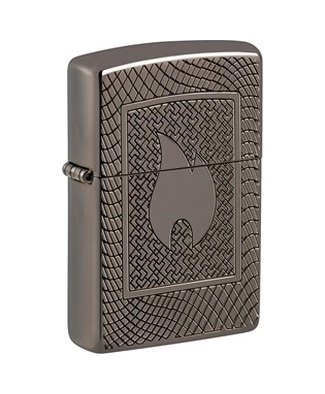 Zippo Çakmak -48569 Pattern Desıgn 9 Numara Gri