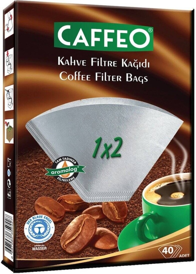 Filtre Kağıdı 1x2 Caffeo Renkli