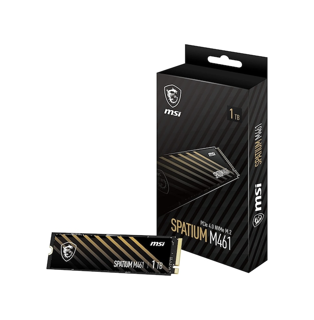 MSI Spatium M461 PCI-Express 4 1TB M.2 2280 Okuma 5000 MB/s Yazma 4200 MB/s