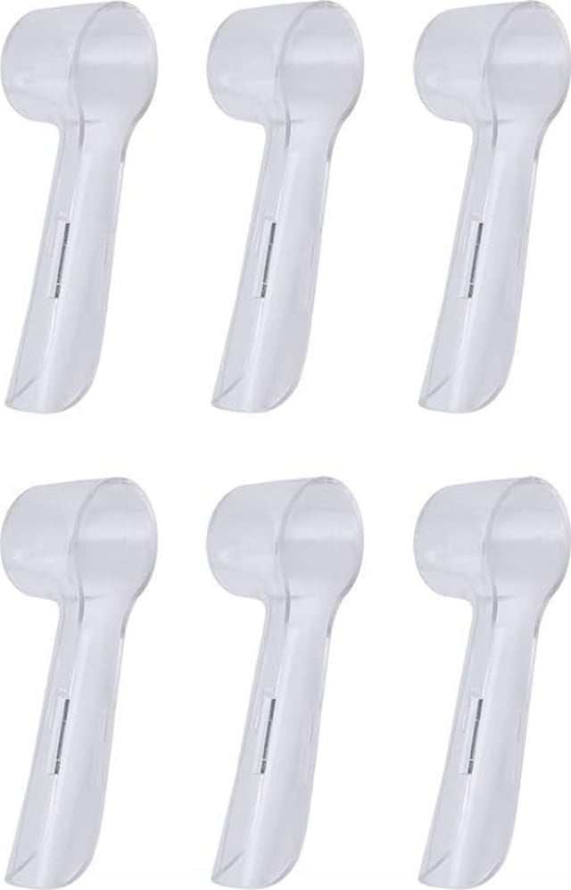 Oral-b Uyumlu Şarjlı Diş Fırçası Ve Elektrikli Diş Fırçası Başlıkları Için Koruma Kapağı 6 Adet