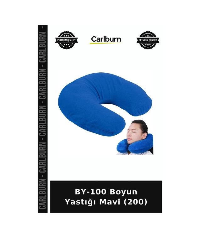 Premium By-100 Boyun Yastığı Mavi 200 Mola Seyahat Tatil