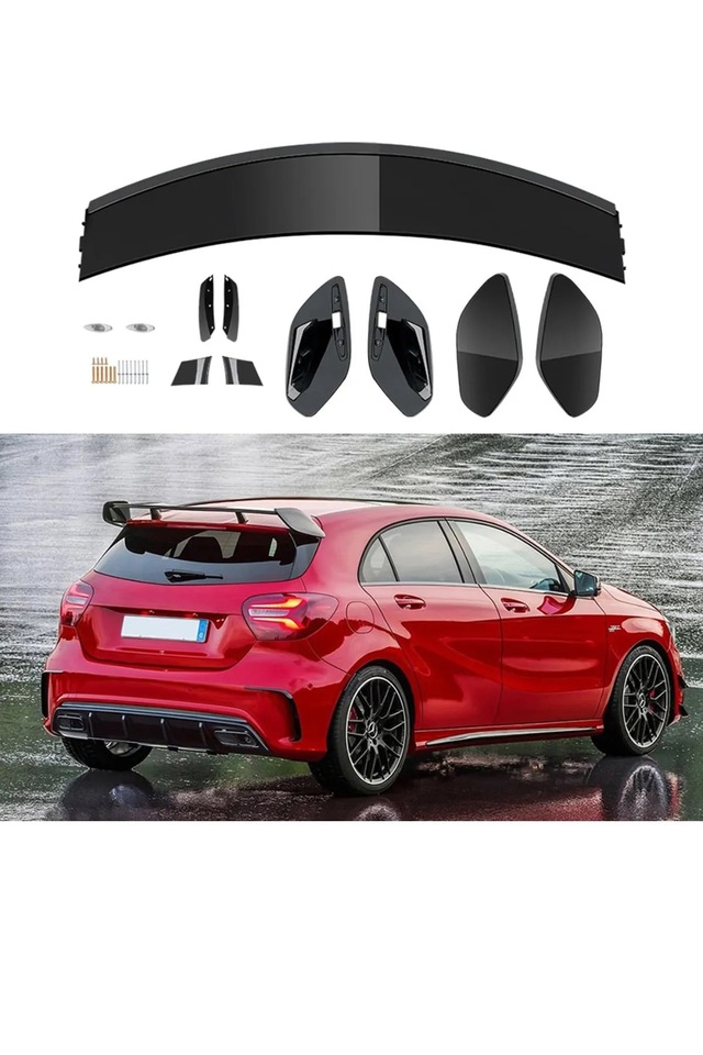 Mercedes W176 A Serisi A180-a200-a260 Uyumlu Spoiler Kanat İthal