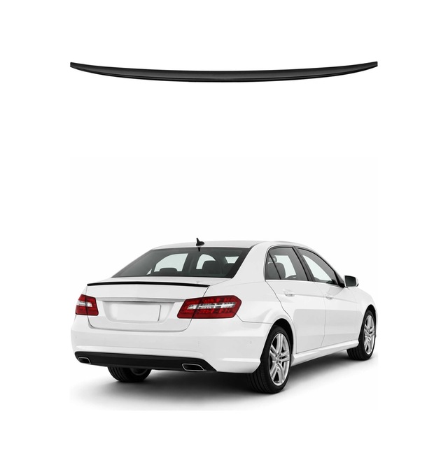 Mercedes E W212 2009-2016 Arası Uyumlu Araca Özel Bagaj Spoileri Piano Siyah 1 Parça