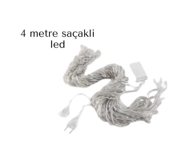 Saçaklı 4 Metre Perde Led Diğer