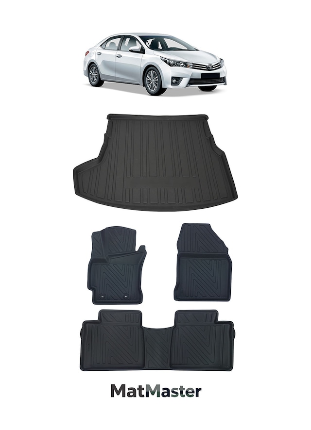 Toyota Corolla 2015 Model 5d Premium Ekstra Havuzlu Paspas Ve Bagaj Havuzu Set