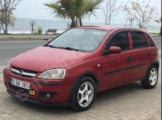 Opel Corsa C Cam Rüzgarlığı Parlak Siyah