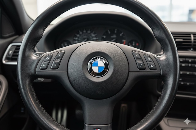 Bmw Direksiyon Logosu Oem Metal 47 Mm Tam Ölçü Sticker Değil Hatasız Uyum 47mm