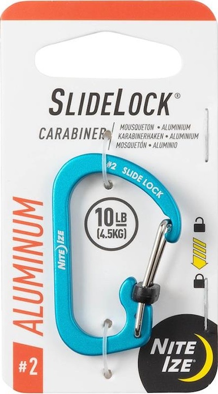 Nite Ize Slidelock Alüminyum Carabiner 2- Mavi