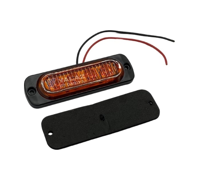 9v-36v Flaş Led Lamba Turuncu 4x1w Çakar Fonksiyonlu 85 28 10 Mm