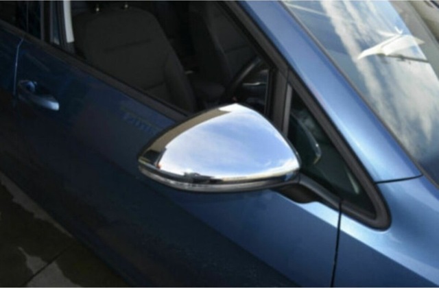 Volkswagen Golf 7 Uyumlu 2013-2020 Krom Ayna Kapağı 2 Parça Paslanmaz Çelik
