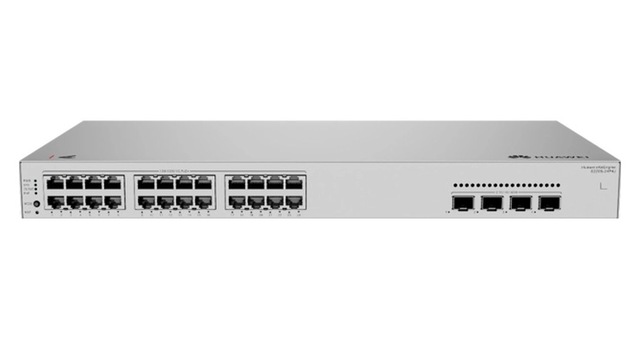 Huaweı Ekıt S220s-24lp4jx 24 Port Gbit 24 Port Poe 195w 2 Sfp 10gb +2 Sfp 2.5gb Rack Mount Yönetil