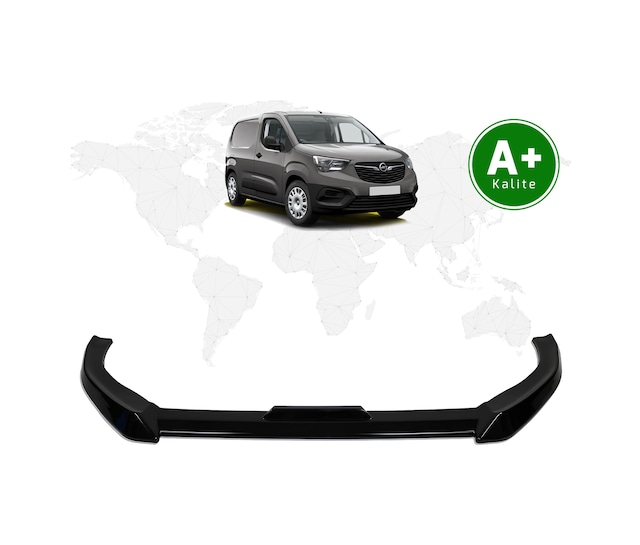 Opel Combo Panelvan Ön Lip Parlak Siyah 2019 Model Ve Sonrası
