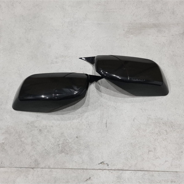 Bmw 5 Serisi E60 Uyumlu Yarasa Ayna Kapak, Parlak Siyah, Yerli Abs Plastik, E60 Batman Ayna Kapağı