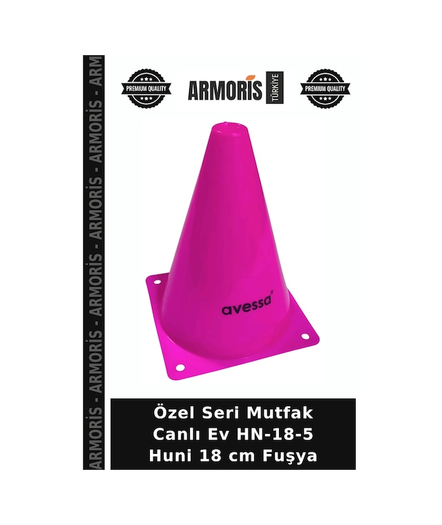 Özel Seri Mutfak Canlı Ev Hn-18-5 Huni 18 Cm Fuşya