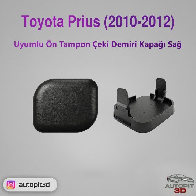 Toyota Prıus 2010-2012 Ön Tampon Çeki Demiri Kapağı Sağ Taraf