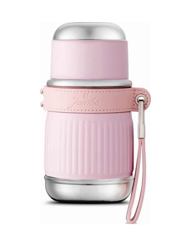 Jumbo Magic Pipetli Pembe Termos 450 Ml