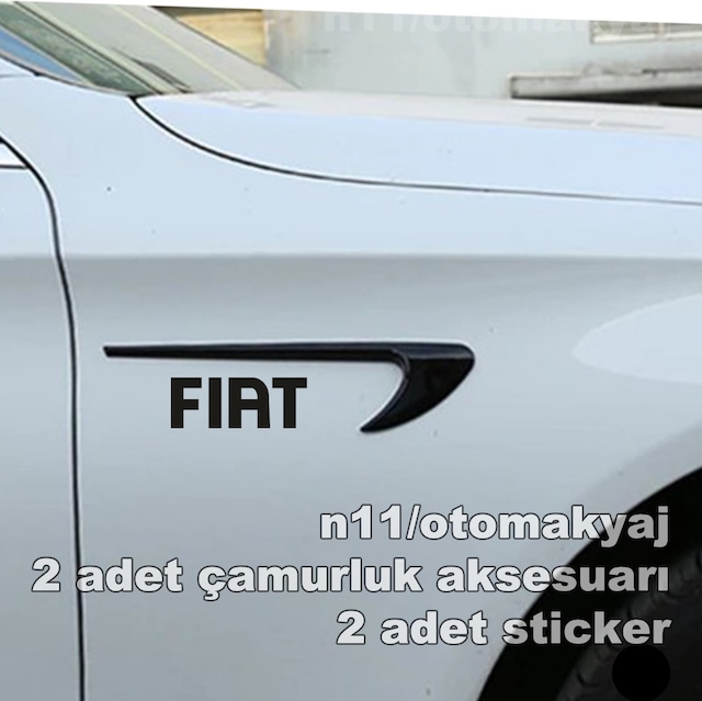 Fiat Palio Çamurluk Kapı Uyumlu Aksesuar Ve Markalı Sticker