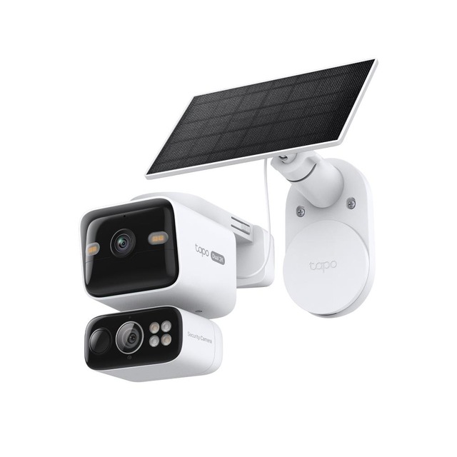 Tp-lınk Tapo C645d 360 Güneş Enerjili Çift Lens Dış Mekan Kablosuz Ip Kamera 2k Kit