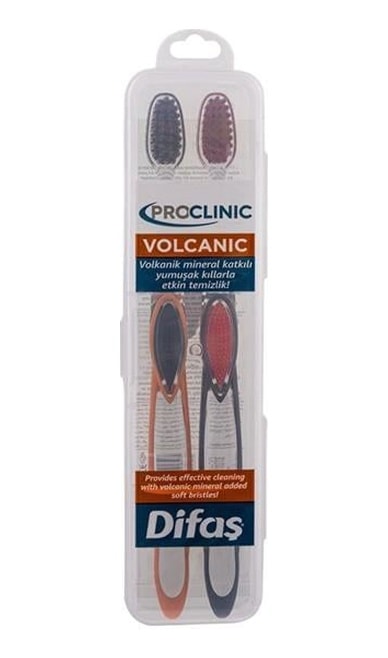 Difaş Pro-clinic Diş Fırçası Volcanic 2'li
