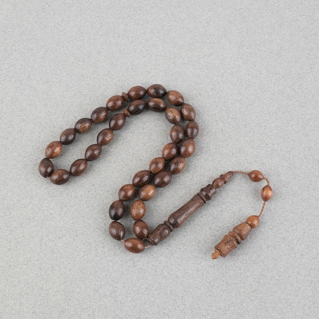 Mango Ağacı Beyzi Kesim 8x10mm Tesbih