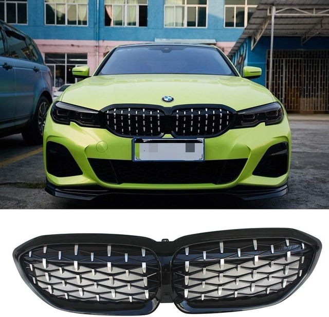 Bmw G20 Ön Panjur Böbrek Diamond Piano Black