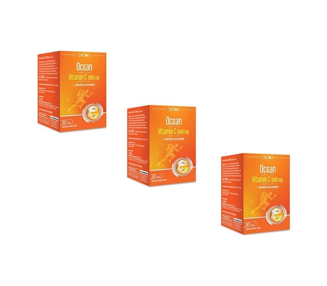 Ocean Vitamin C 1000 Mg 30 Tablet 3 Adet