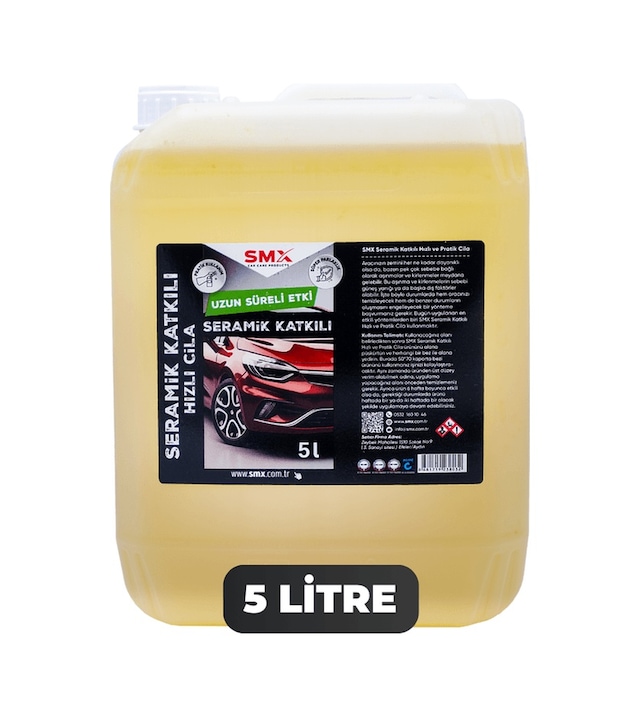 Seramik Katkılı Hızlı ve Pratik Cila 5 Lt.