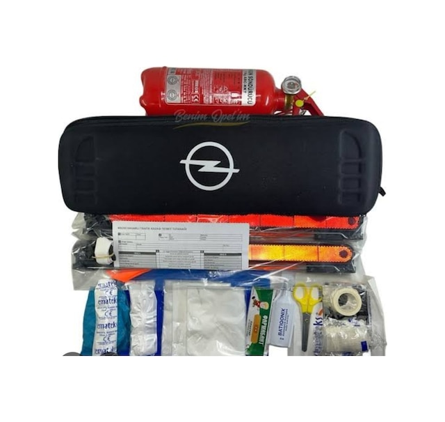 Trafik Seti & İlk Yardım Çantası & 1 Kg Yangın Tüpü