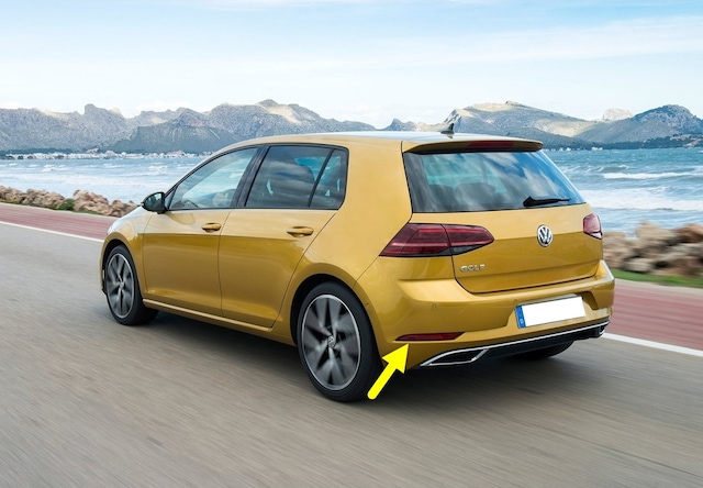 VW Golf 7.5 17-20 Arka Tampon Sol Reflektörü Kedi Gözü 5G0945105C